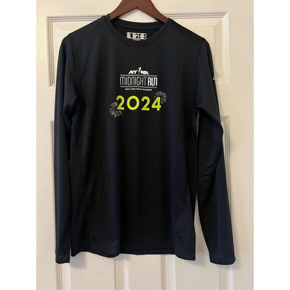 NEW BALANCE 2024 MIDNIGHT RUN NYRR T-SHIRT - Picture 1 of 11